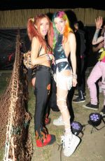 BELLA and DANI THORNE at Nocturnal Wonderland Festival in San Bernardino 09/15/2017