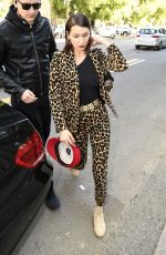 BELLA HADID Arrives at Fendi Fashion Show in Milan 09/21/2017