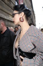 BELLA HADID Arrives at Museum of Fashion in Paris 09/27/2017