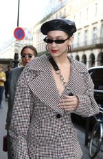 BELLA HADID Arrives at Museum of Fashion in Paris 09/27/2017