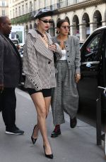 BELLA HADID Arrives at Museum of Fashion in Paris 09/27/2017