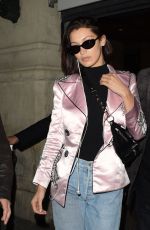 BELLA HADID Arrives in Paris by Eurostar Train 09/25/2017