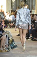 BELLA HADID at Alberta Ferretti Fashion Show at Milan Fashion Week 09/20/2017