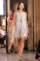 BELLA HADID at Bottega Veneta Fashion Show in Milan 09/23/2017