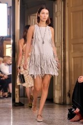 BELLA HADID at Bottega Veneta Fashion Show in Milan 09/23/2017