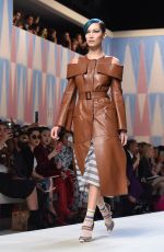 BELLA HADID at Fendi Fashion Show at Milan Fashion Week 09/21/2017