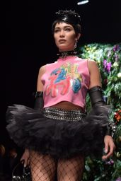 BELLA HADID at Moschino Fasion Show at Milan Fashion Week 09/21/2017