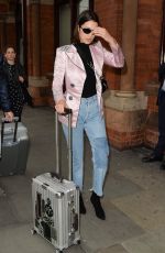 BELLA HADID at St Pancras Station in London 09/25/2017