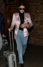 BELLA HADID at St Pancras Station in London 09/25/2017