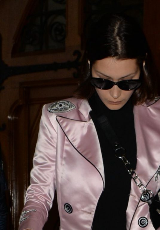 BELLA HADID at St Pancras Station in London 09/25/2017