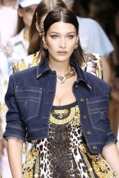 BELLA HADID at Versace Fashion Show at Milan Fashion Week