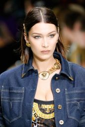 BELLA HADID at Versace Fashion Show at Milan Fashion Week