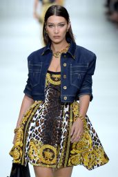 BELLA HADID at Versace Fashion Show at Milan Fashion Week
