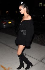 BELLA HADID Leaves Her Hotel in New York 09/10/2017