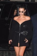 BELLA HADID Leaves Her Hotel in New York 09/10/2017