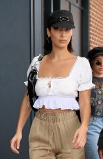 BELLA HADID Leaves Jason Wu Fashion Show in New York 09/08/2017