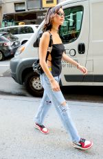 BELLA HADID Out and About in New York 09/07/2017