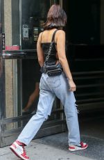 BELLA HADID Out and About in New York 09/07/2017