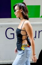 BELLA HADID Out and About in New York 09/07/2017