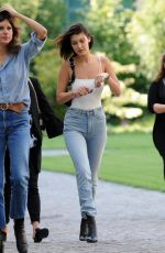 BELLA HADID Out in Milan 09/22/2017