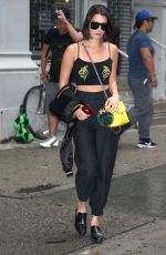 BELLA HADID Out in New York 09/06/2017