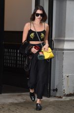 BELLA HADID Out in New York 09/06/2017
