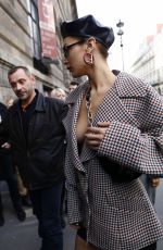 BELLA HADID Out in Paris 09/27/2017