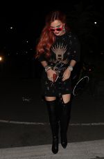 BELLA THORNE Arrives at a Fashion Show at New York Fashion Week 09/07/2017