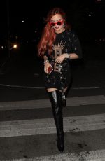 BELLA THORNE Arrives at a Fashion Show at New York Fashion Week 09/07/2017