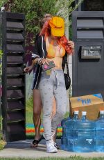 BELLA THORNE in BikiniTop Out in Los Angeles 08/31/2017