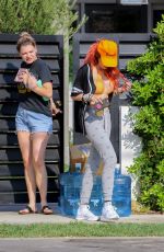 BELLA THORNE in BikiniTop Out in Los Angeles 08/31/2017