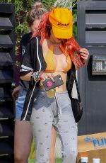 BELLA THORNE in BikiniTop Out in Los Angeles 08/31/2017