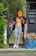 BELLA THORNE in BikiniTop Out in Los Angeles 08/31/2017
