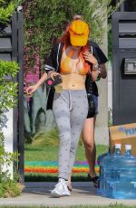 BELLA THORNE in BikiniTop Out in Los Angeles 08/31/2017