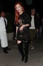 BELLA THORNE Leaves Bowery Hotel in New York 09/07/2017