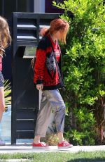 BELLA THORNE Leaves Her House in Los Angeles 09/21/2017