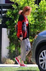 BELLA THORNE Leaves Her House in Los Angeles 09/21/2017