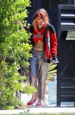 BELLA THORNE Leaves Her House in Los Angeles 09/21/2017