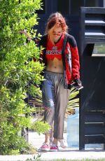 BELLA THORNE Leaves Her House in Los Angeles 09/21/2017