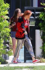 BELLA THORNE Leaves Her House in Los Angeles 09/21/2017