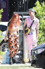 BELLA THORNE Out and About in New York 09/13/2017
