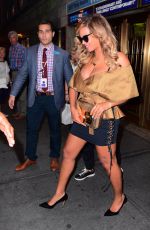 BEYONCE KNOWLESS Night Out in New York 09/15/2017