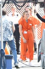 BLAKE LIVELY and ANNA KENDRICK on the Set of A Simple Favor in Toronto 09/13/2017