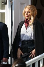 BLAKE LIVELY on the Set of A Simple Favor in Toronto 09/06/2017