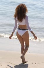 BLANCA BLANCO on the Set of a Photoshoot at a Beach in Malibu 08/30/2017