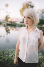BREA GRANT on the Set of a Photoshoot in Venice Beach, August 2017