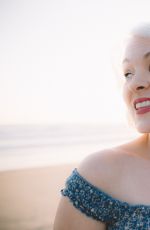 BREA GRANT on the Set of a Photoshoot in Venice Beach, August 2017