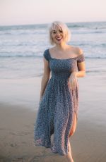 BREA GRANT on the Set of a Photoshoot in Venice Beach, August 2017