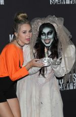BREC BASSINGER at Knott’s Scary Farm Celebrity Night in Buena Park 09/29/2017