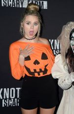BREC BASSINGER at Knott’s Scary Farm Celebrity Night in Buena Park 09/29/2017
